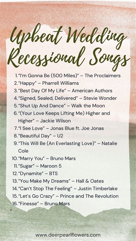 250 Best Wedding Recessional Songs for Ceremony Exit 2025