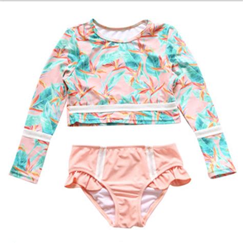 Povozer Girls Two Piece Swimsuits Tankini Bathing Suits Summer Beach ...