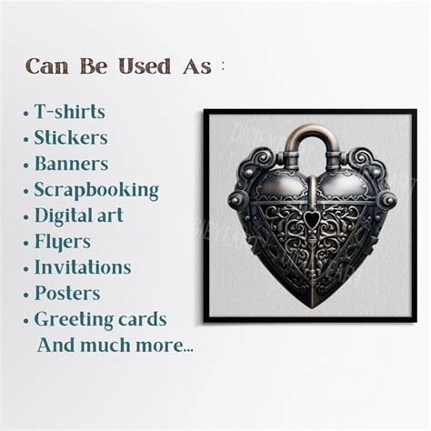 Vintage Lock Clipart Gothic Locks Clip Art Retro Lock - Etsy