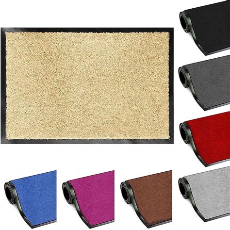 Washable Dirt Trapper Door Mats Indoor & Outdoor, Heavy Duty Non Slip ...