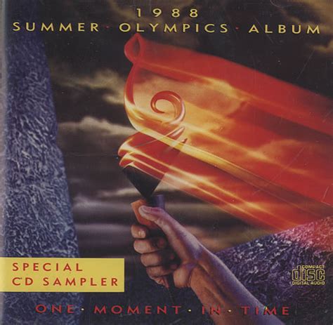 Whitney Houston One Moment In Time - On Olympics Sampler US Promo CD ...