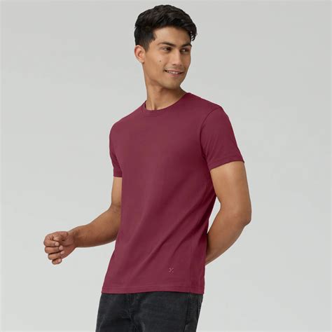 Pace Combed Cotton T-shirts Merlot Maroon – XYXX Apparels