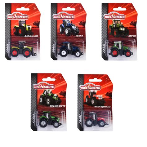 Majorette 212057400 Farm Tractor Set of 5 | Buy Online at Toycra