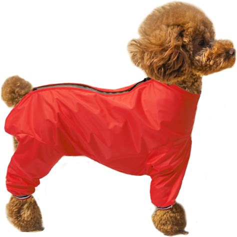 Dog full body raincoat, Dogs coats with legs, lightweight waterproof ...