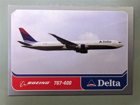 Delta Airlines Collector cards Pilot trading card list — Wood By Wright