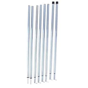 Buy 2Pcs 4 Section Tarp Shelter Canopy Tent Awning Support Rod Porch ...