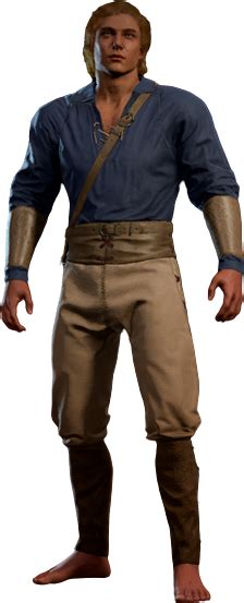 Swarthy Wayfarer in Blue - bg3.wiki