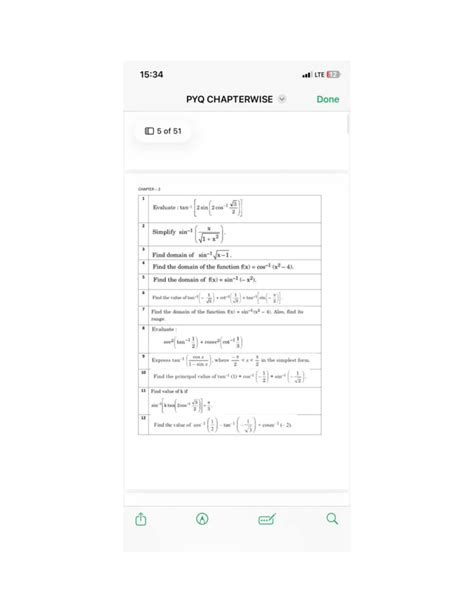 Chapterwise PYQ for Class 12 Maths (Chapters 2, 3, 4, 5) - Studocu