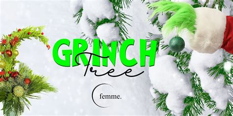 DIY Grinch Tree - With Woodland Flower Shed, Femme Community Space ...