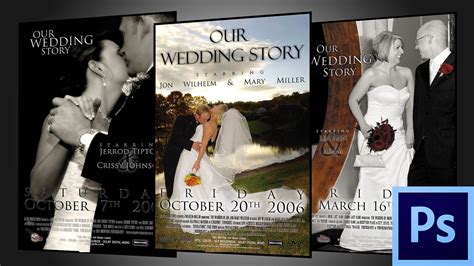 Wedding Movie Poster Template | Jerome Cloninger