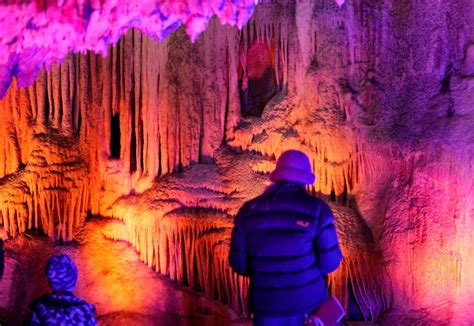 Spectacular! Illuminated Dechen Cave in Germany attracts tourists | IN PICS