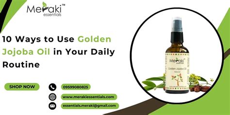 Jojoba Oil Uses for Skin & Hair | Meraki Essentials