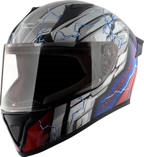 VEGA Bolt Marvel Thor Edition Motorbike Helmet - Buy VEGA Bolt Marvel ...
