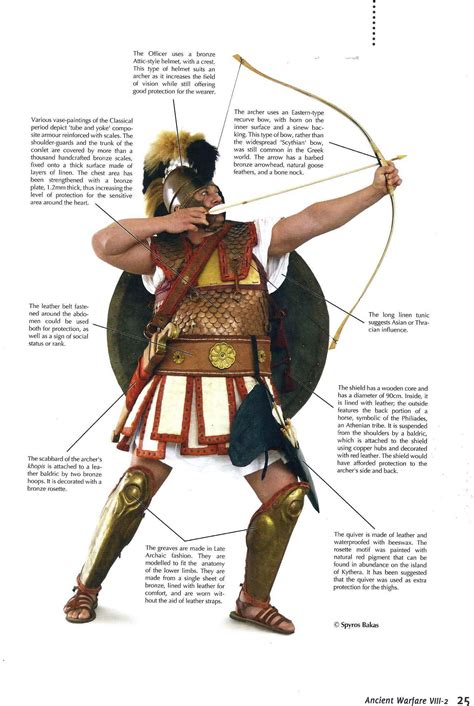 Greek officer/archer | Ancient warfare, Greek warrior, Ancient warriors