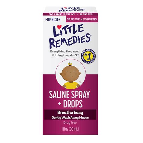 Little Remedies Saline Spray and Drops - Shop Sinus & allergy at H-E-B