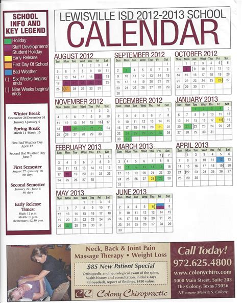 Lewisville Isd Academic Calendar - Printable Calendars AT A GLANCE