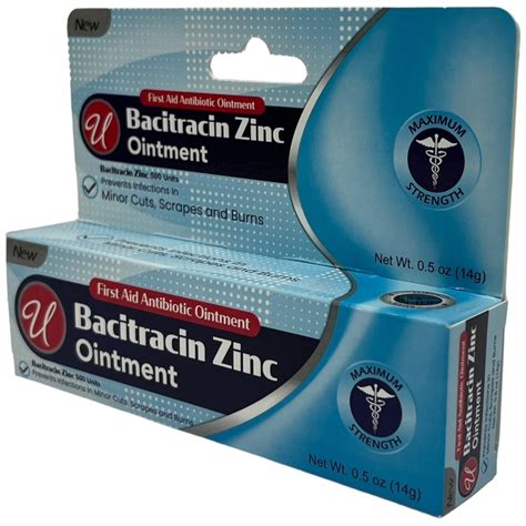 Bacitracin Zinc Ointment First Aid Antibiotic Ointment, 0.5oz (14g) – MarketCOL - bacitracin zinc ointment