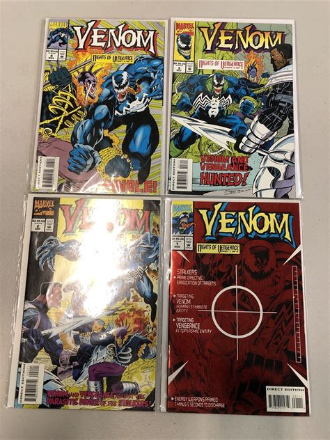 Venom Nights Of Vengeance (1994) #1 2 3 4 NM-/NM Complete Set Ron Lim art Marvel | Comic Books ...