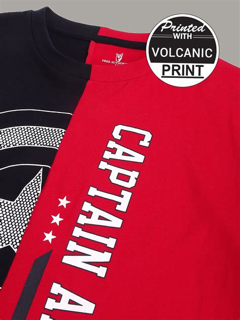 Captain America Regular Fit Tshirt For Men – Free Authority