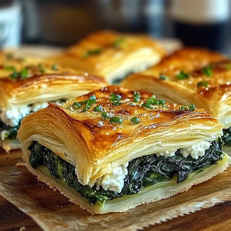 Easy Crispy Spinach Feta Pie Recipe (Spanakopita Inspired)