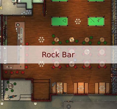 Rock Bar Map | Cthulhu Architect