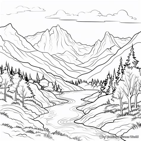 Coloring Sheets Landscapes