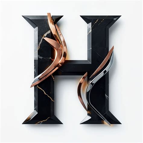 Futuristic Obsidian Letter L Monogram Design on Dark Background Monogram - Playground