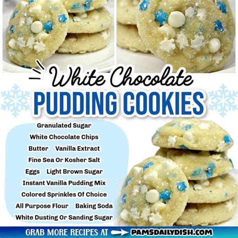 Recipes by Josh on Instagram: "These white chocolate pudding cookies ...