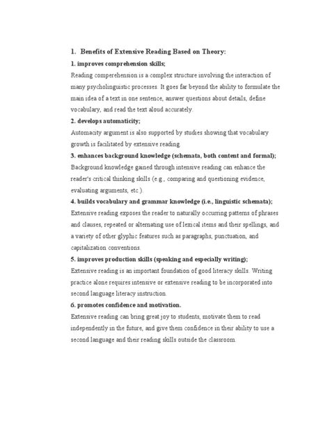 Image result for Extensive Reading Examples