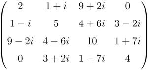 Hermitian Matrix Example 的图像结果