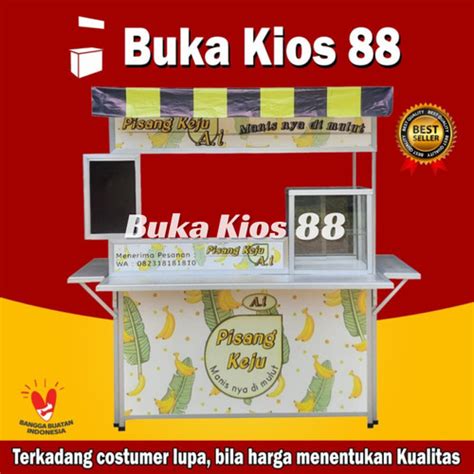 Jual Booth Portable Etalase + Stiker ukuran Jumbo P.150 Cm L.80 Cm T.80 ...