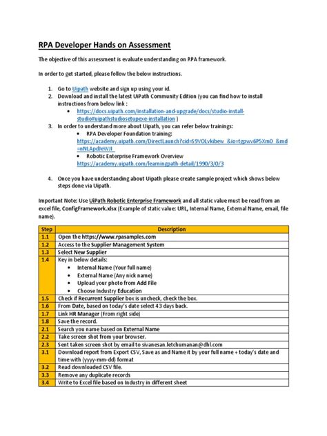 RPA Sample Project 的图像结果