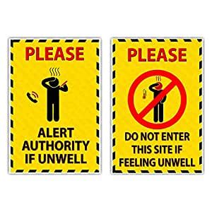 Anne Print Solutions® Coronavirus Alert Authority & Do Not Enter ...