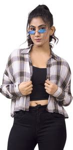 Women Checkered Shirts - Buy Women Checkered Shirts online at Best ...