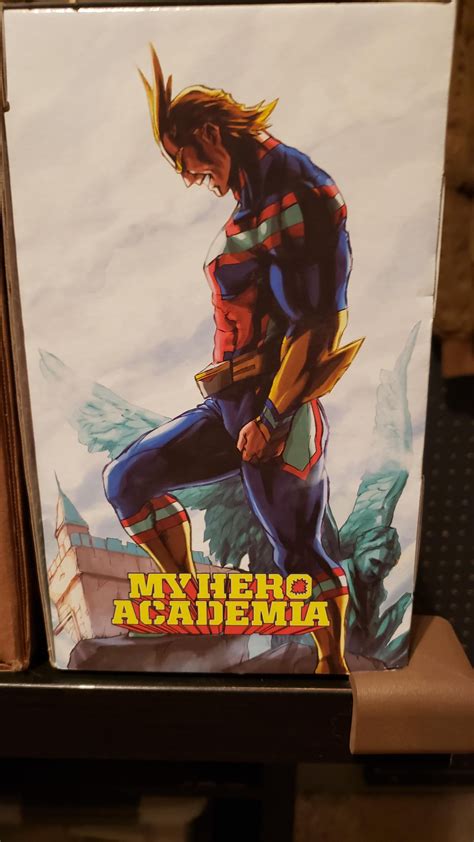 This All Might pose looks very similar to a Marvel or DC character pose ...
