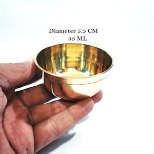 Buy Kanshita's Rasoiware Brass Diya for Puja | Oil Lamp | Small Bowl ...
