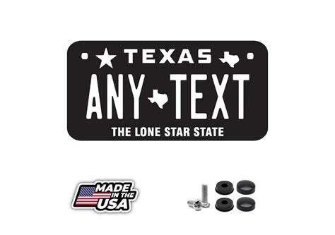 Houston Texas Personalized License Plate YOUR NAME ANY TEXT Custom ...