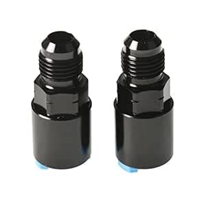 labwork Fuel Rail Adapter Fitting 6AN Male Flare to 3/8 Inch Quick ...