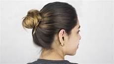 Simple Bun Hair Style by How To Make A Simple Bun In Hair 9 Steps With Pictures Simple Bun Hair Style