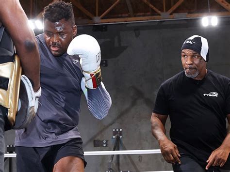 Ngannou thanked the legendary Tyson for his help: “Thank you, the ...