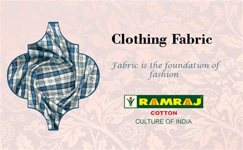Buy RAMRAJ COTTON Men Cotton Blend Checked White with Blue Shirt Fabric ...