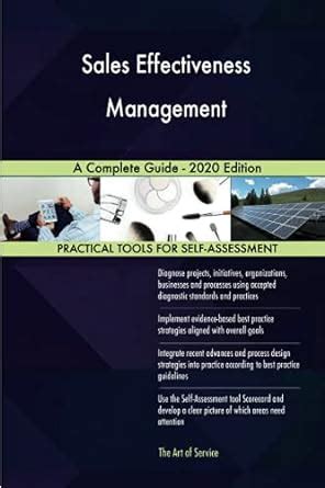 Buy Sales Effectiveness Management A Complete Guide - 2020 Edition Book ...