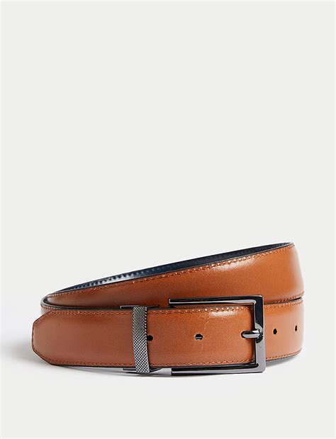 Buy Leather Reversible Belt at Marks & Spencer