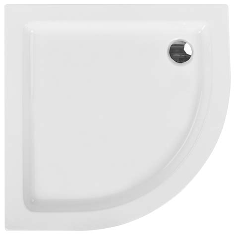 Beliani Plato de ducha ALISO 90 x 90 x 7 cm Blanco | Leroy Merlin