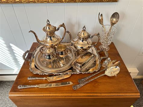 Lot #22 - Beautiful Collection of Silver Ware by A. Rogers (Plated ...