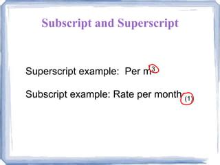 Image result for Subscript and Superscript
