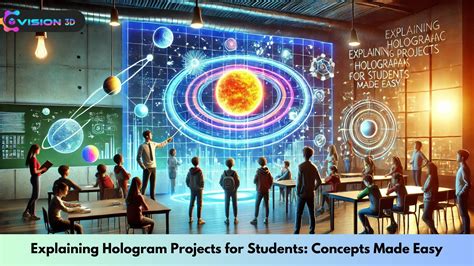 Explaining Hologram Projects for Students: Concepts Made Easy.