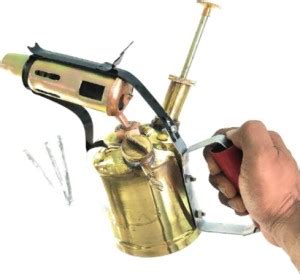 90 Degree Kerosene Primas Brass Blow Lamp Pump Burner Blow Torch Gun ...