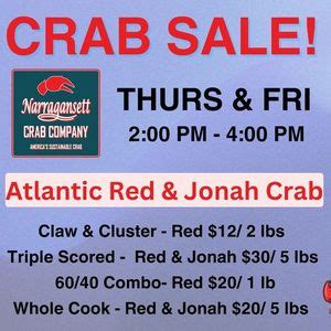 Red & Jonah Crab Sale, 132 Herman Melville Blvd, New Bedford, MA 02740 ...