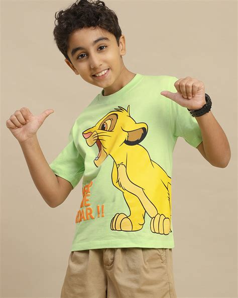 Lion King Printed Regular Fit Tshirt For Boys – Kidsville